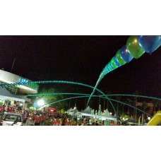 Outdoor Helium String Balloon Decoration